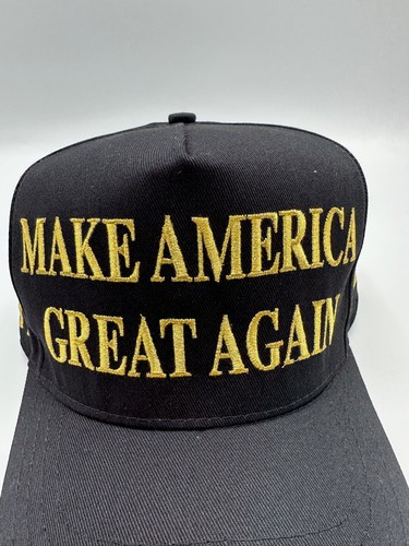 Official Make America Great Again Trump Cali Fame 45-47 Balck Snapback Hat Cap - Picture 7 of 8