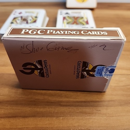 Vintage Cactus Pete’s Casino Playing Cards PGC Deck Jackpot Nevada 2 Decks - Picture 8 of 13