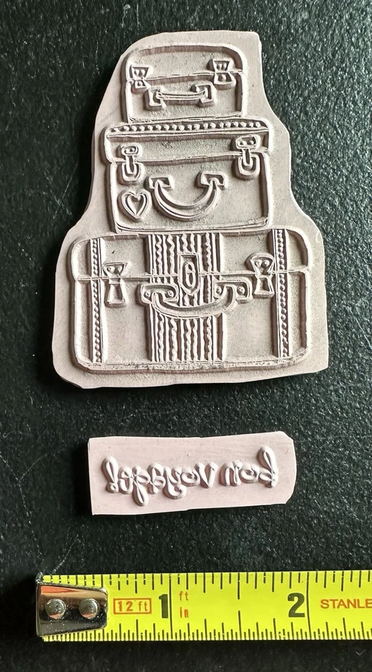 Lote de 3 estampillas de goma de Bella estampilladas, jd113, ket139, jr122 Foto 3 de 4