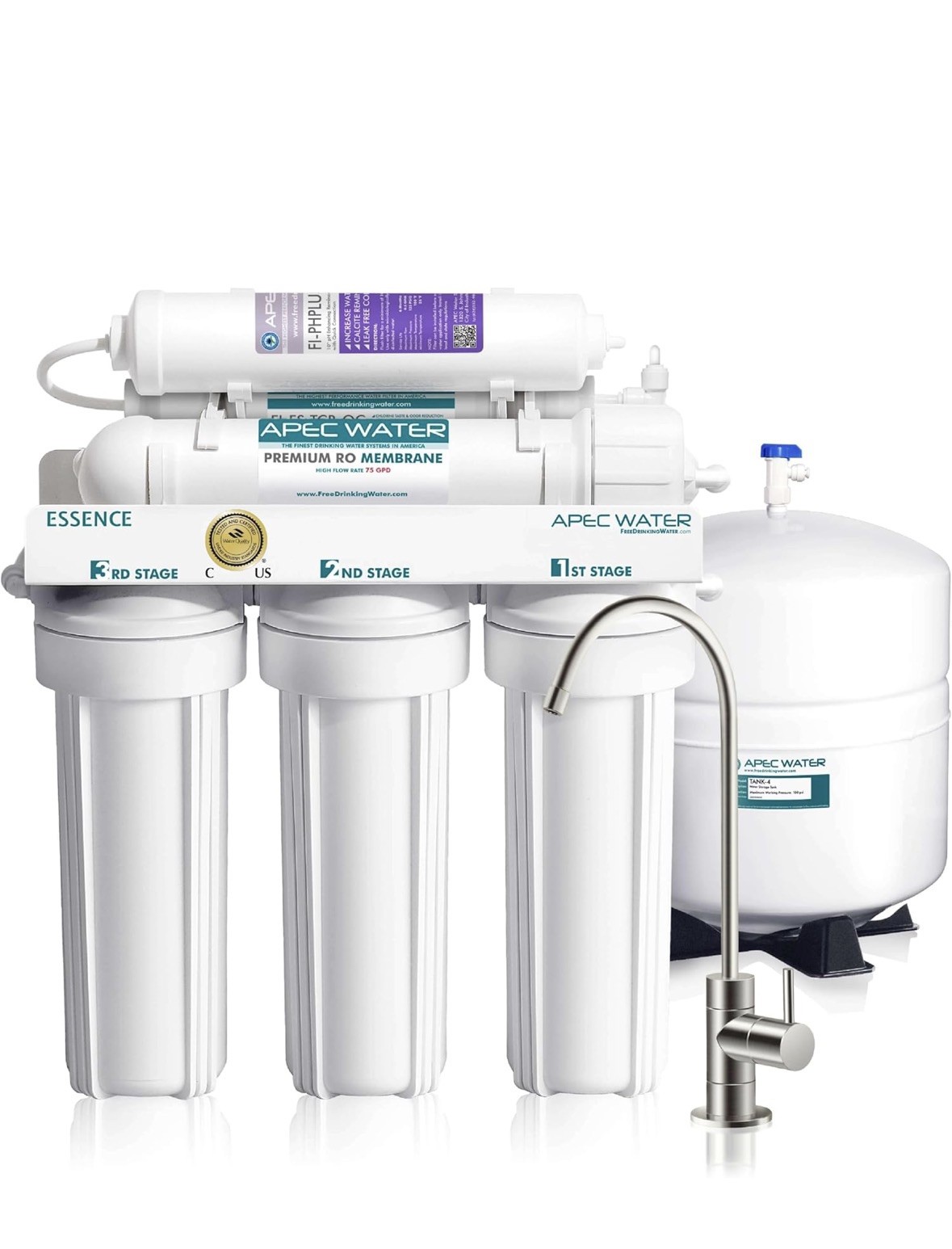 APEC Water Systems ROES-PH75 Essence Series Top Tier Alkalin