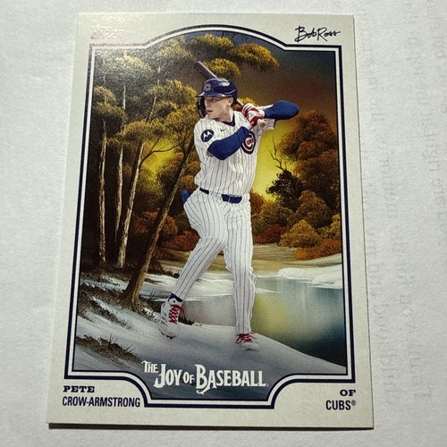 2025 Topps x Bob Ross: The Joy of Baseball PETE CROW-ARMSTRONG Cubs #27
