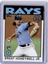 2021 Topps Update #86B-50 Brent Honeywell Jr. 1986 Topps 35th Anniversary