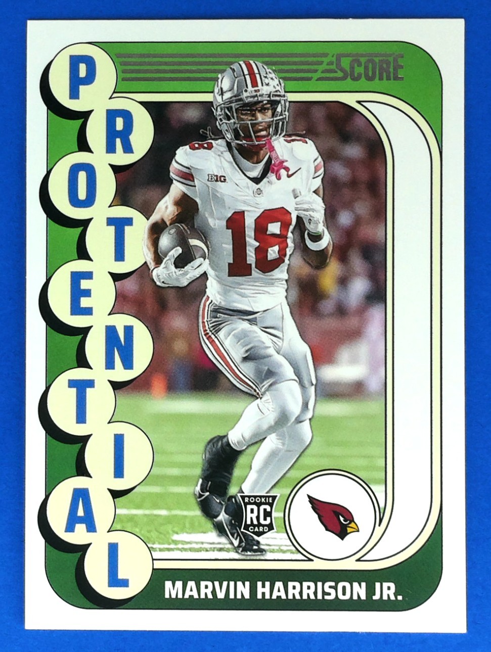2024 Score Marvin Harrison Jr. #16 Football CARD Cardinals RC Protential