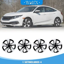 4PCS 16" Wheel Covers Full Rim Snap On Hubcaps For 2016-2025 Honda Civic Sedan