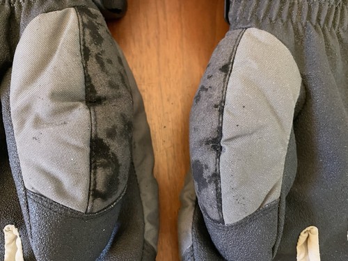 Vintage Nike ACG Storm-Fit Nylon Winter Snow Hand Gloves Black\Gray Mens LARGE - Picture 8 of 11