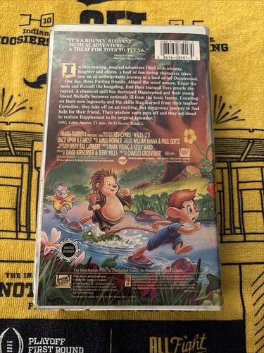 Once Upon a Forest (VHS, 1993) - Picture 3 of 4