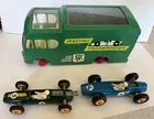 Vintage Lesney Racing Car Transporter Matchbox Major Pack M-6 BRM #52 Lotus #19