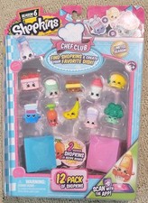 Shopkins Season 6 Pack of 12 NEW HTF CHEF CLUB As Pictured Strawberry Banana