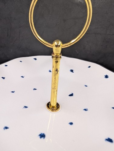 Lenox Blue Bay Servidor 2 Niveles Postre/Galletas Porcelana - Imagen 11 de 24
