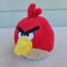 Commonwealth Angry Birds Red Bird Plush 6" Stuffed 2010 NO SOUND