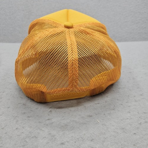 Snapback Smiley Face Hat by Otto Mesh, Foam, Snapback - Yellow - Picture 5 of 9