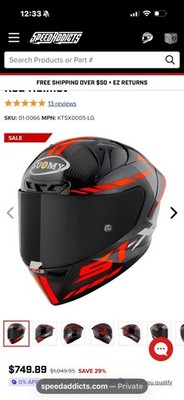 SUOMY S1XR GP CARBON HELMET Size M
