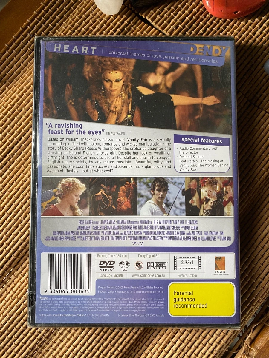 Vanity Fair (R4, Reese Witherspoon, New & Sealed, DVD)