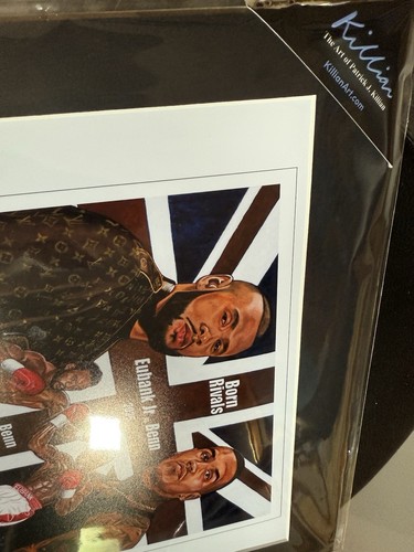 Chris Eubank Jr vs Conor Benn Limited Edition Art Print By Killian Art - Picture 4 of 7