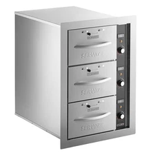 Triple Narrow Built-In Drawer Warmer - 1350W, 120V
