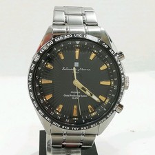 Salvatore Marra SM17119 GPS Satellite Radio Wave Watch - reparaturbedürftig