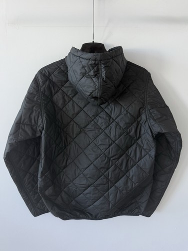 PATAGONIA Diamond Quilted Hoody Black Men's Size Large 27610 MSRP $199 - Picture 2 of 6