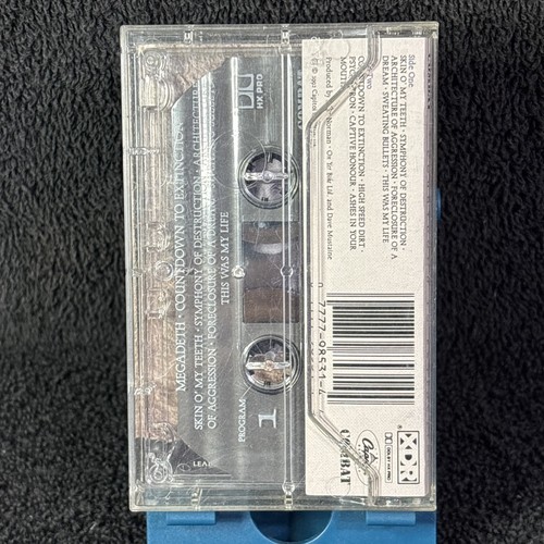 Megadeth Countdown To Extinction Cassette Tape Music Thrash Metal Vintage 1992 - Picture 2 of 7