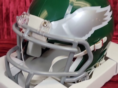 Eric Allen Signed AUTO PSA COA NFL Philadelphia Eagles Speed Mini Helmet SIGNED - Picture 7 of 16