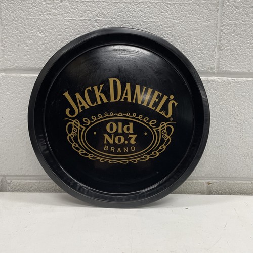 VINTAGE ORIGINAL RETRO BAR Tray Metal Advert Bar Jack Daniel’s Old No.7