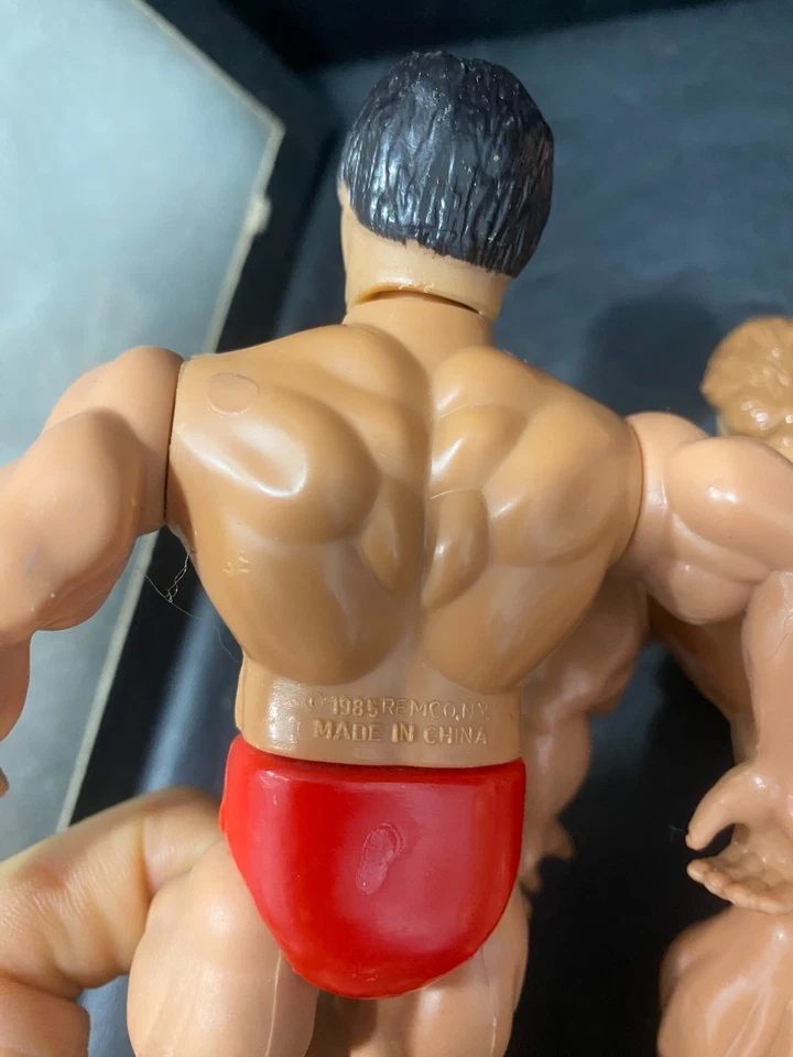Figuras de lucha libre de colección WWF Titan 1984 AWA WWE WCW 1990 Galoob Hasbro 10 figuras Foto 3 de 4