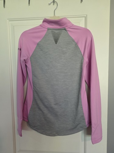 Under Armour Cold Gear Reactor 1/2 Zip Pullover Damen M tailliert Reißverschlusstaschen - Bild 2 von 9
