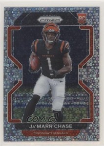 2021 Panini Prizm Rookie No Huddle Prizm Ja'Marr Chase #337 Rookie RC