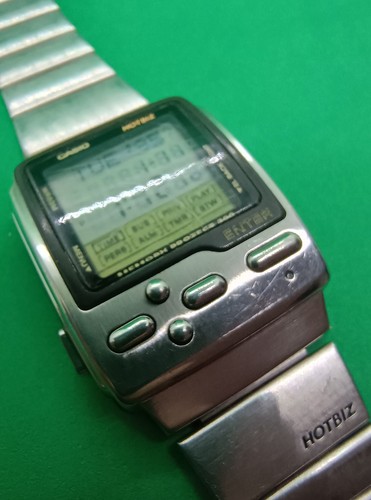 Orologio Vintage (1995) Casio Data Bank Hotbiz Db-2100 Japan C Module 1495 - Picture 4 of 9