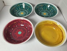 Set of 4 Food Network  Melamine Soup/Cereal/Salad Bowls