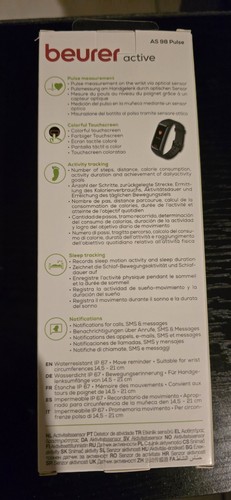 Beurer AS 98 Pulse Fitnesstracker, Fitnessarmband, Wasserdicht IP67, Neu OVP - Bild 2 von 4