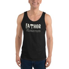Fathers Day Gift Tank Top Mighty Dad Unisex