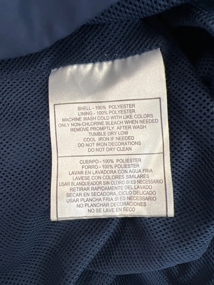 Jaqueta corta-vento Adidas masculina azul/amarela Michigan futebol à prova de clima - G - Imagem 4 de 4