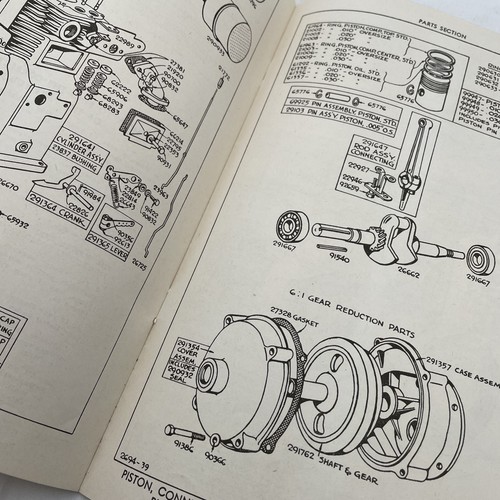 Briggs & Stratton Model 23 23B Engine Operators Parts Maintenance Manual - Picture 11 of 12