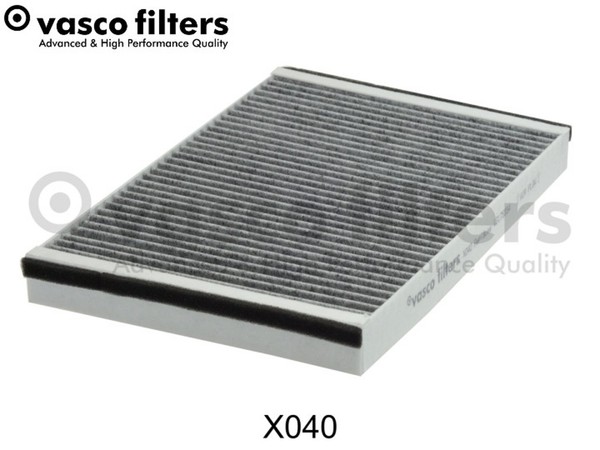 David Vasco Innenraumfilter Vasco Filters X040 Aktivkohlefilter Delphi System-image