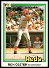 1981 Donruss #423 Ron Oester Cincinnati Reds NM+