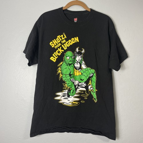Shotzi Blackheart From The Black Lagoon WWE T-Shirt NXT Wrestling Herren Large
