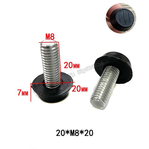 M6 M8 verstellbare Möbelnivellierfüße, Möbelgleiter mit Schraubgewinde - Bild 12 von 12