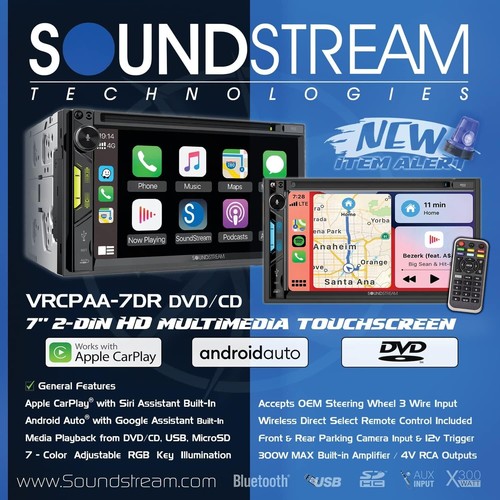 Soundstream VRCPAA-7DR 7 inch Multimedia Headunit - Picture 8 of 8