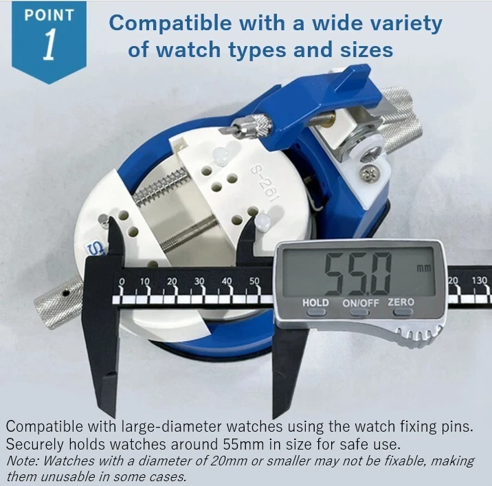 SEIKO SE-S-261 Relógio Snap Case Ferramenta Abridor Traseiro /Manual em Inglês Incluído - Imagem 3 de 4