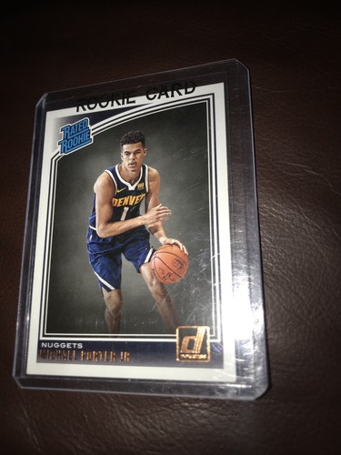 2018-19 Panini Donruss Optik Michael Porter Jr RC #182 bewertet Rookie NM/MT+ - Bild 2 von 5