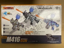 Janniress M416 DIY Gel Splatter Ball Blaster Water Bullet Gun