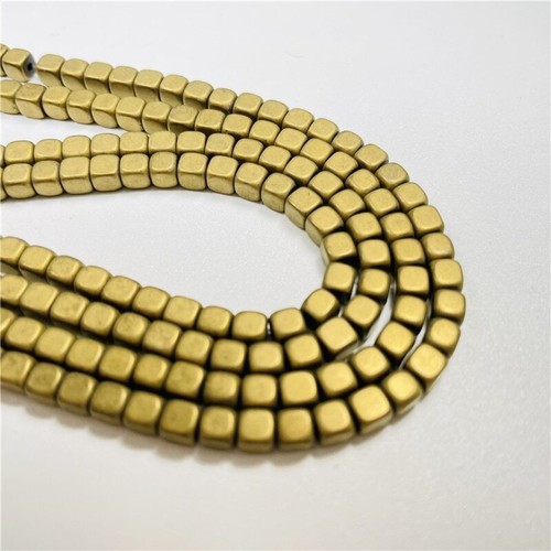 2 3 4 6MM Natural Hematite Cubic Multi-color Loose Beads For DIY Jewelry Making - Picture 33 of 44