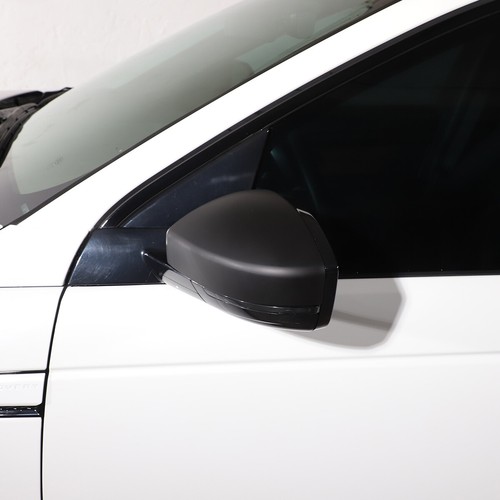ABS Black Side Mirror Cover Shell For RR Evoque /Velar LR Discovery Sport F Pace - Picture 5 of 8
