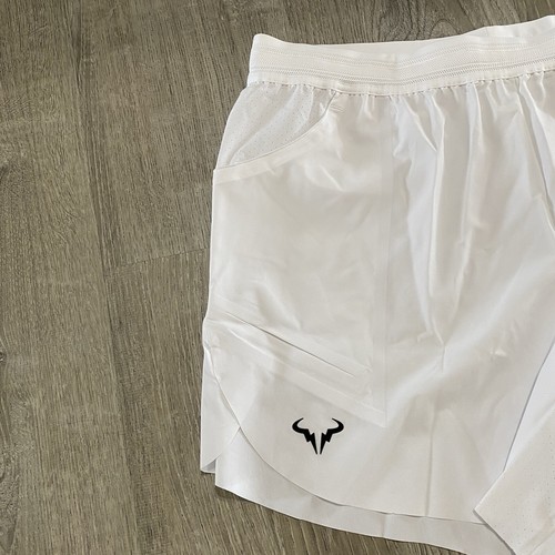 NIKE COURT RAFA NADAL DRI-FIT ADV 7" TENIS SHORTS BLANCO DV2881-100 TALLA XXL $80 - Imagen 7 de 10