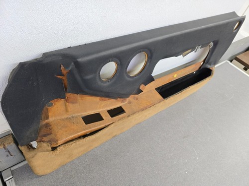 USED ORIGINAL GENUINE PORSCHE 928 S4 BLACK TAN PASSENGERS DOOR PANEL BASE UNIT - Picture 5 of 8