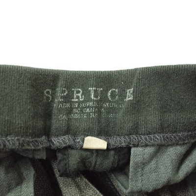 SPRUCE Front and back switching Easy pants 32 GRAY KHAKI Wing&Horns w+h Bottoms