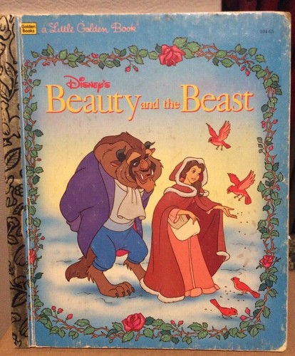 Disney's Beauty and The Beast Little Golden Books Vintage Classic Storybook - Picture 1 of 3