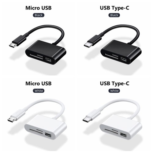 Disk USB Type-C Micro USB Card Reader OTG Adapter For Samsung Huawei Xiaomi - Zdjęcie 5 z 16