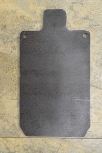 AR500 1//2 IDPA IPSC Steel Shooting Target Gong 3//8” 9”X 15” Silhouette