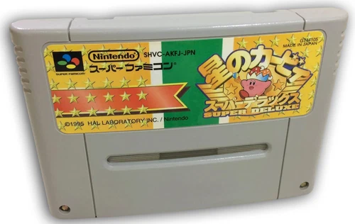Kirby Super Deluxe Star Kirby's Fun Pak Super Famicom JP SNES NTSC SHVC-AKFJ-JPN